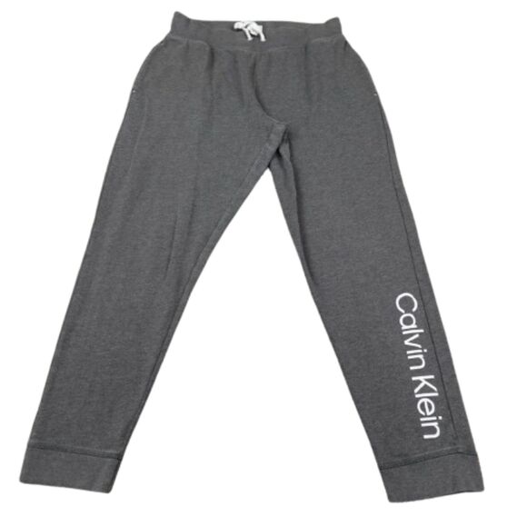 Calvin Klein Pants Women's L Gray Sleepware Drawstring Jogger Sweatpants - Picture 1 of 6